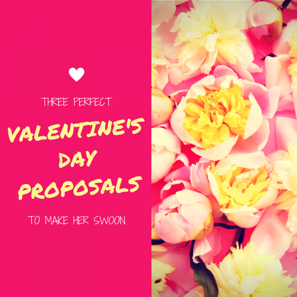 Three Perfect Valentine's Day Proposals To Make Her Swoon